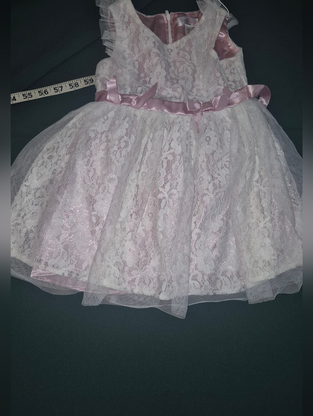 Girls 24 Months White/lavender Dresss